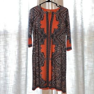 Bright print dress